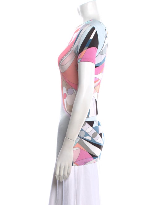 Emilio Pucci Printed Crew Neck T-Shirt