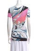 Emilio Pucci Printed Crew Neck T-Shirt