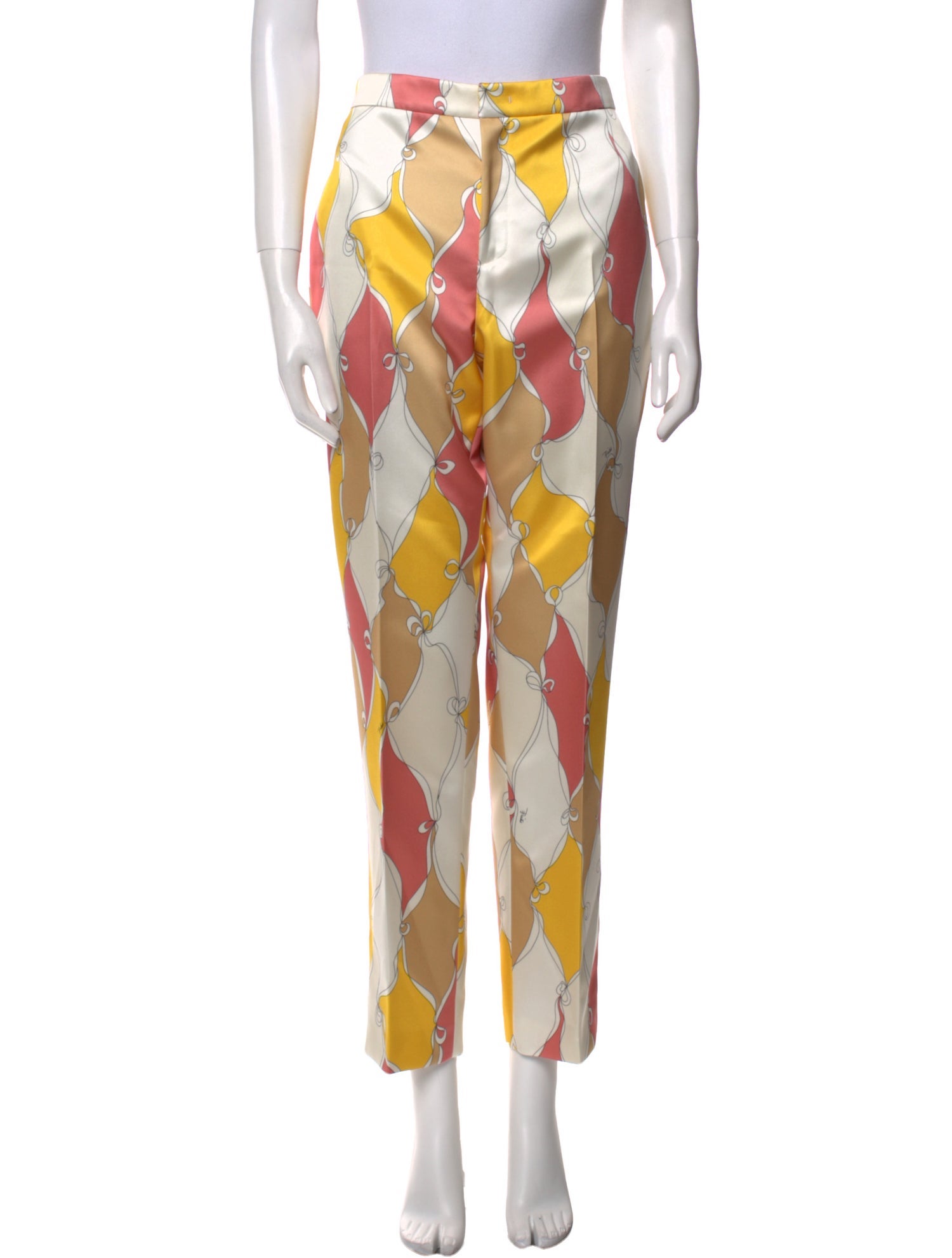 Emilio Pucci Printed Straight Leg Pants