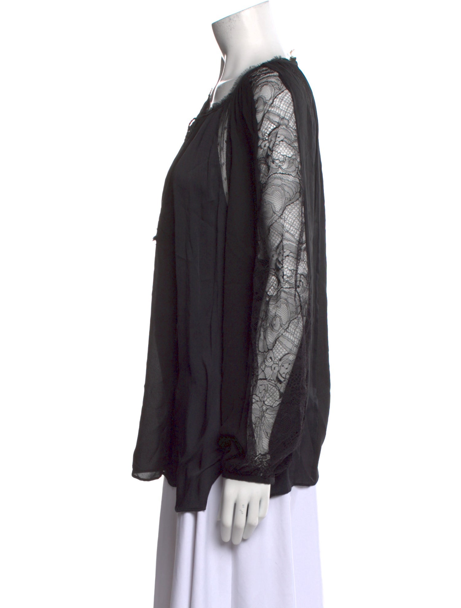 Emilio Pucci Silk Scoop Neck Blouse