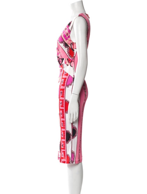 Emilio Pucci Printed Midi Length Dress