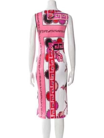 Emilio Pucci Printed Midi Length Dress