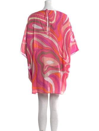 Emilio Pucci Printed Bateau Neckline Tunic