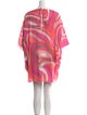 Emilio Pucci Printed Bateau Neckline Tunic
