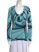 Emilio Pucci Printed Scoop Neck Tunic