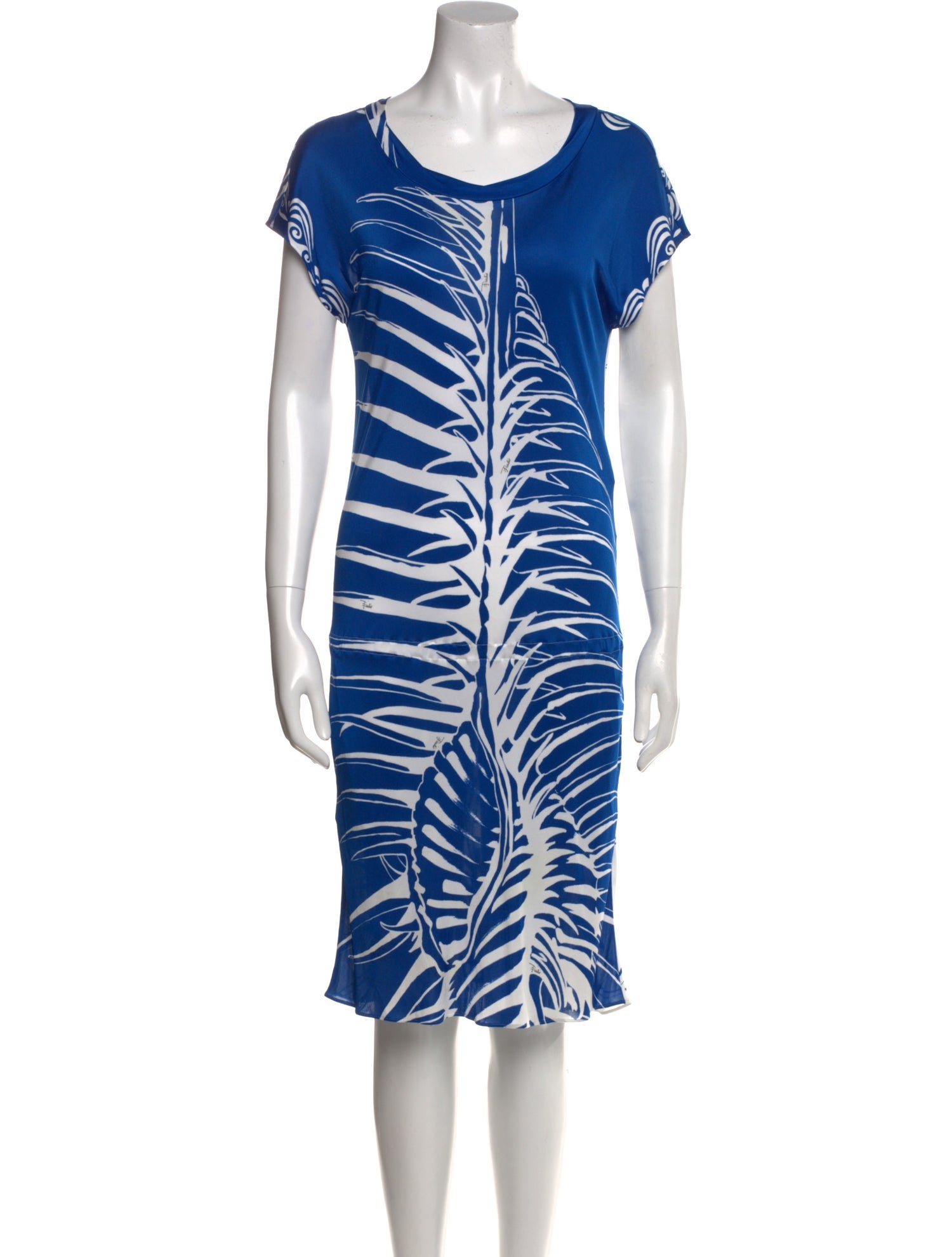 Emilio Pucci Printed Knee-Length Dress