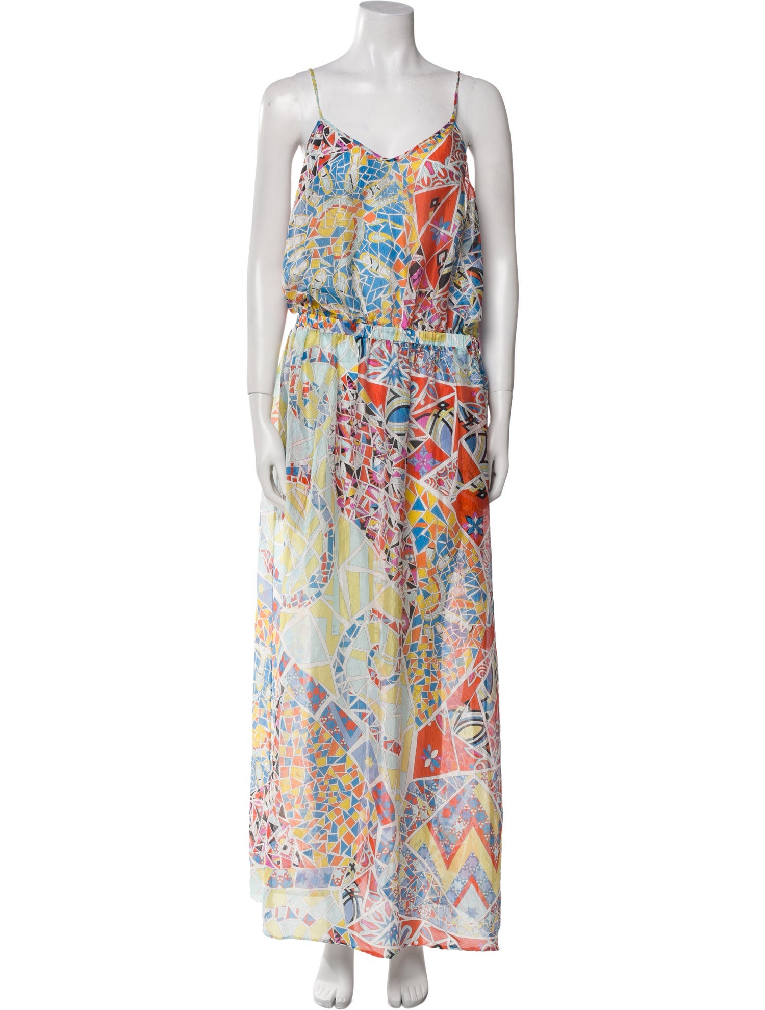 Emilio Pucci Silk Long Dress