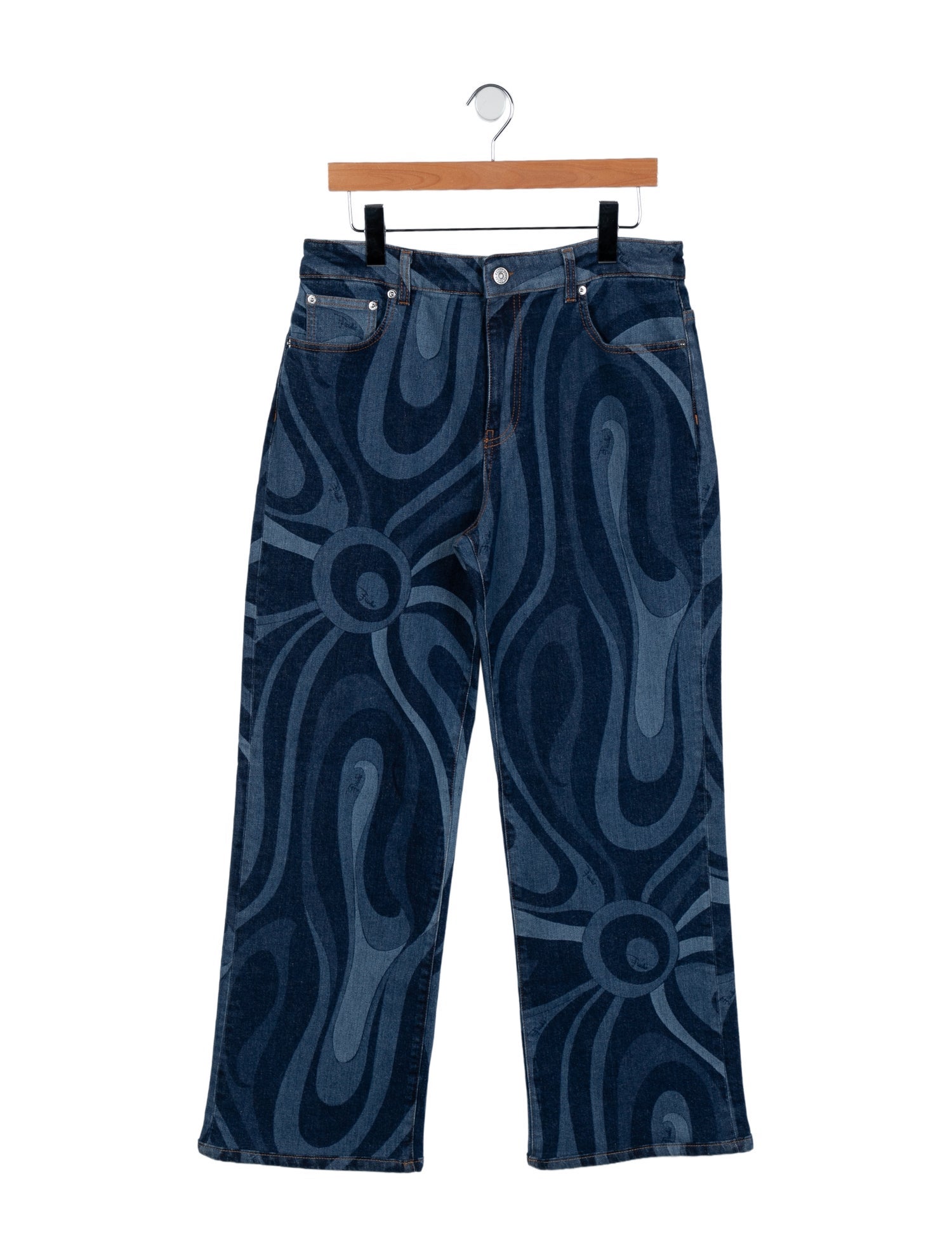 Emilio Pucci High-Rise Wide Leg Jeans