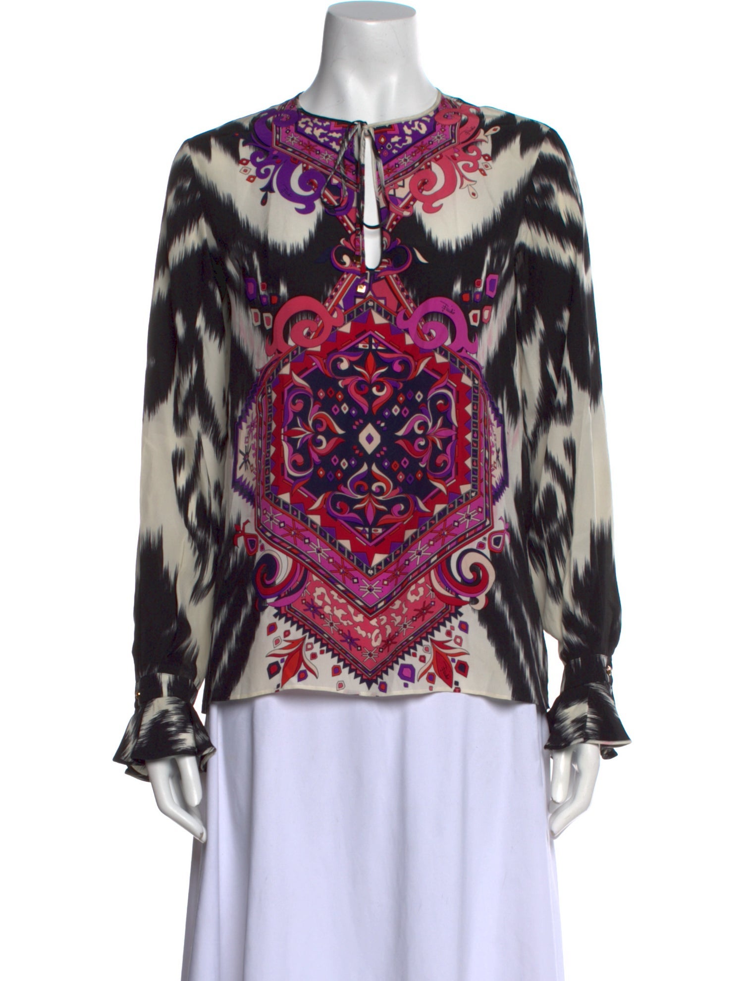 Emilio Pucci Silk Printed Blouse