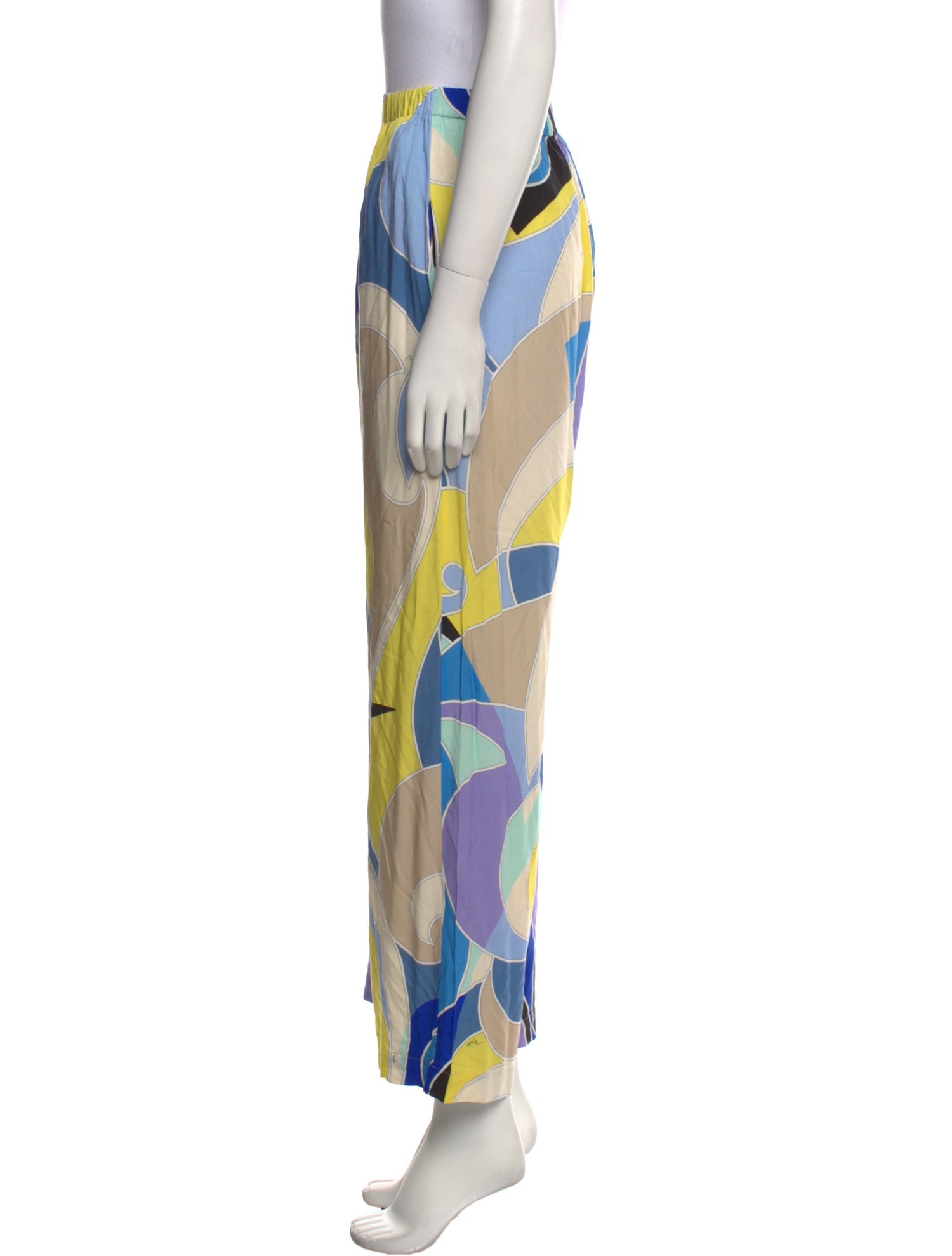 Emilio Pucci Printed Wide Leg Pants
