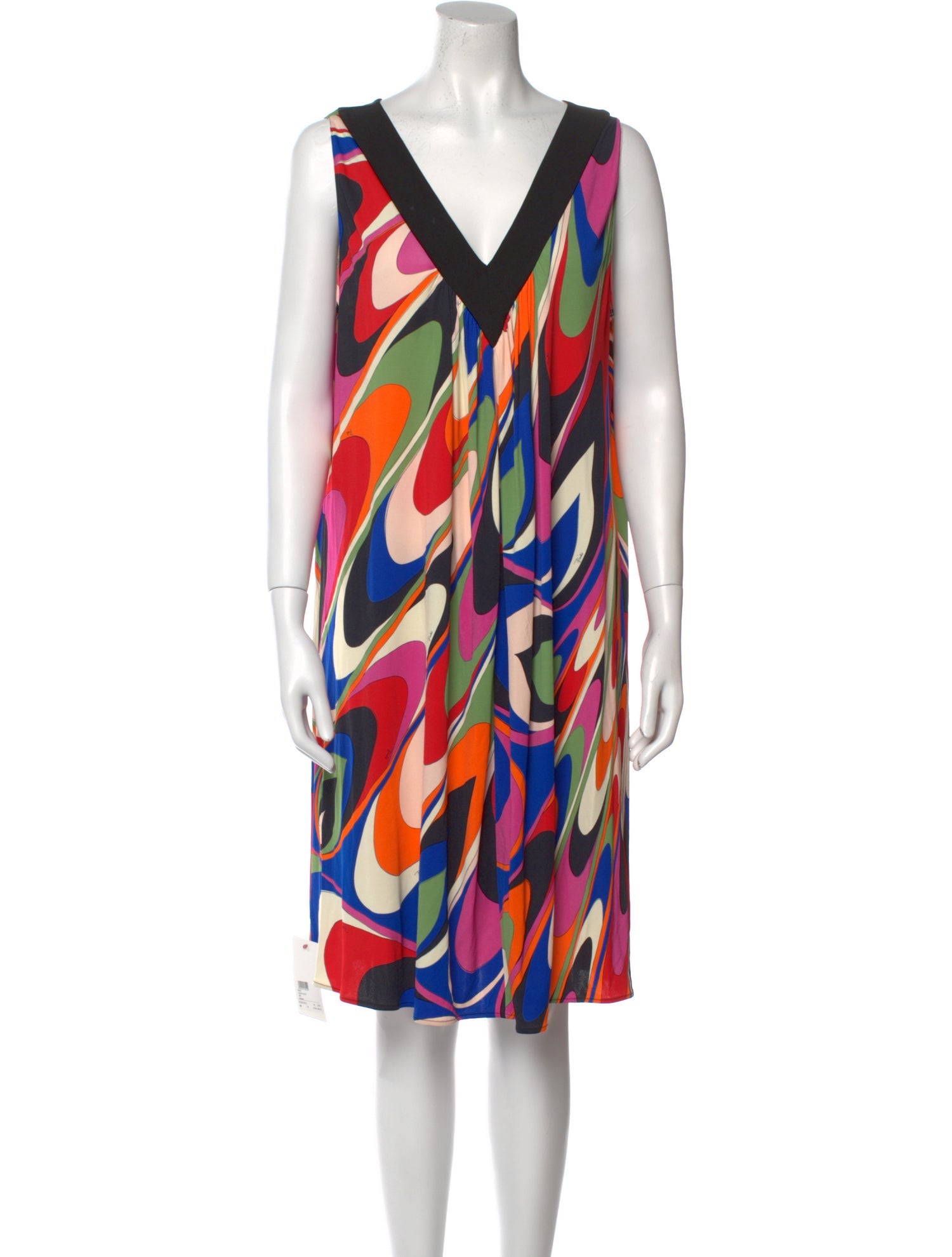Emilio Pucci Printed Knee-Length Dress w/ Tags
