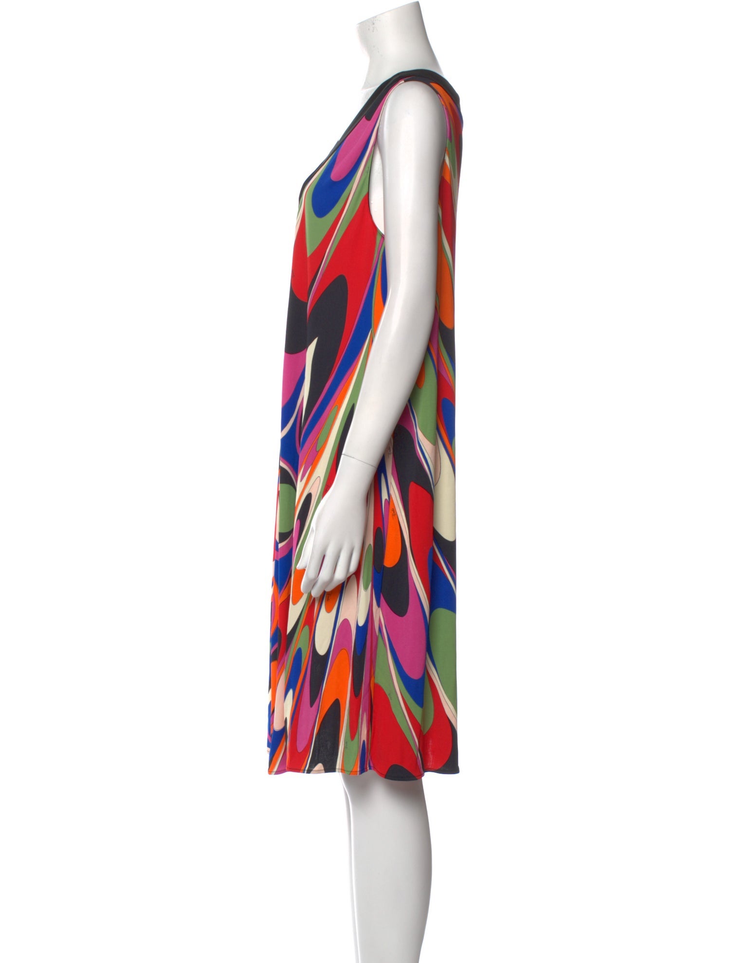 Emilio Pucci Printed Knee-Length Dress w/ Tags