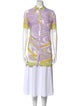 Emilio Pucci Printed Short Sleeve Tunic