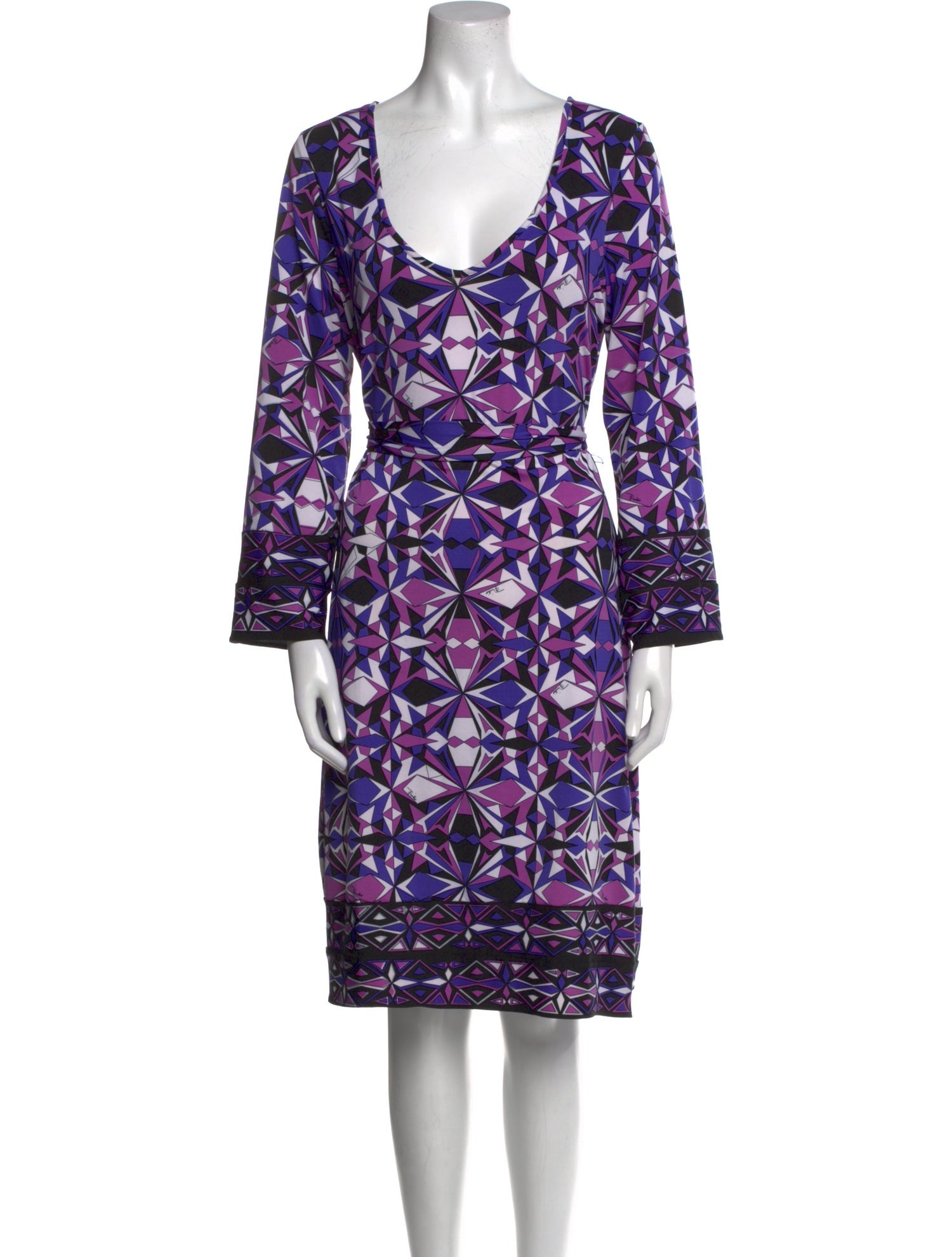 Emilio Pucci Printed Knee-Length Dress