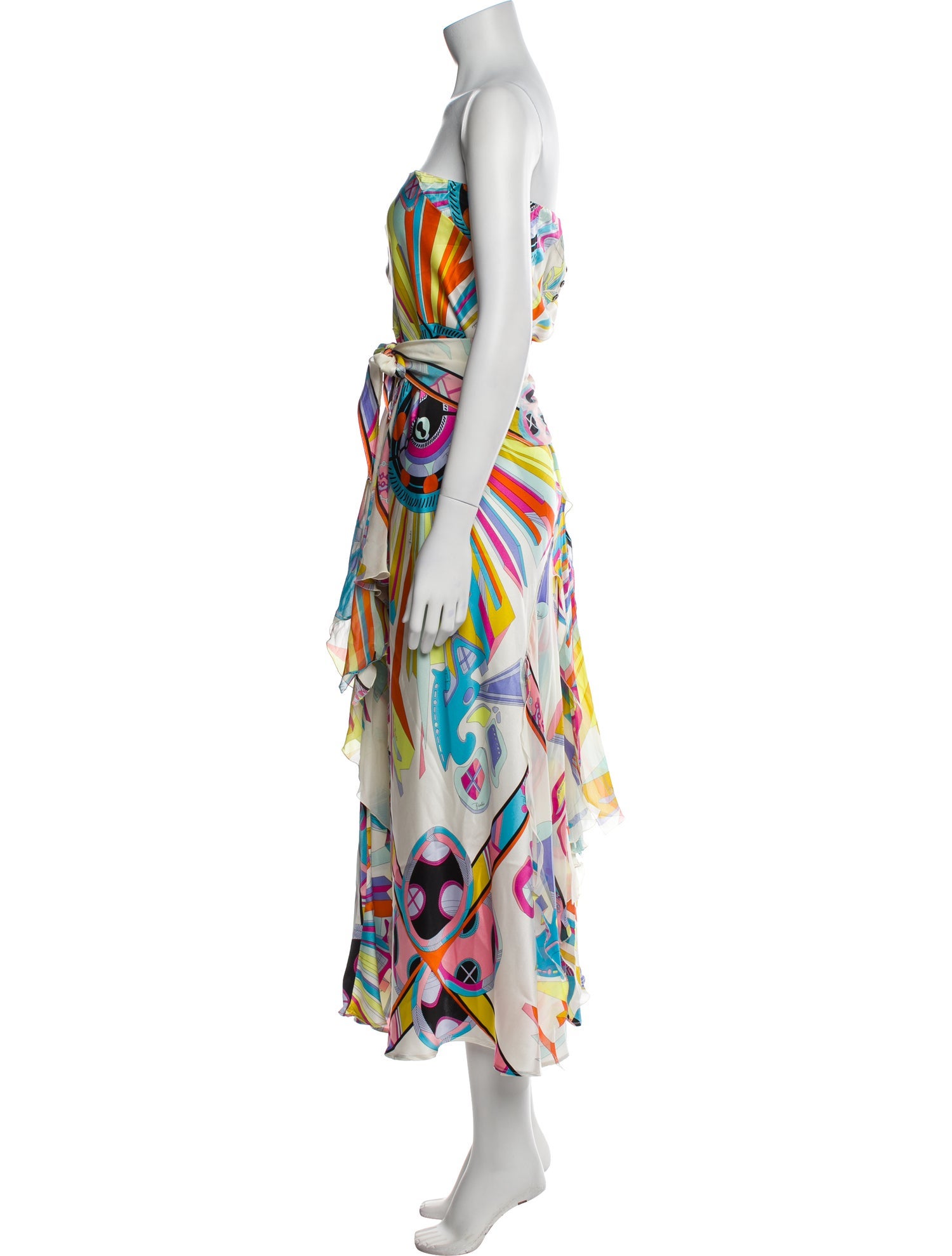 Emilio Pucci Printed Midi Length Dress