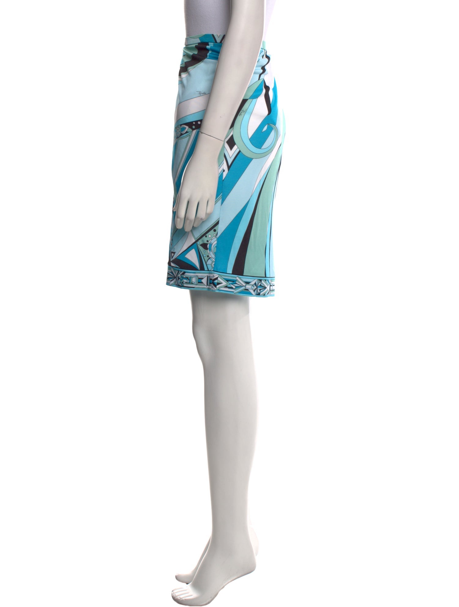 Emilio Pucci Printed Knee-Length Skirt