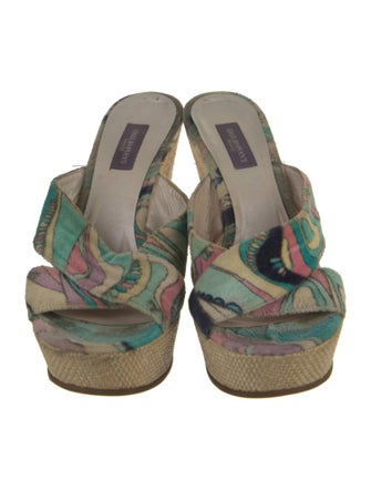 Emilio Pucci Printed Espadrilles