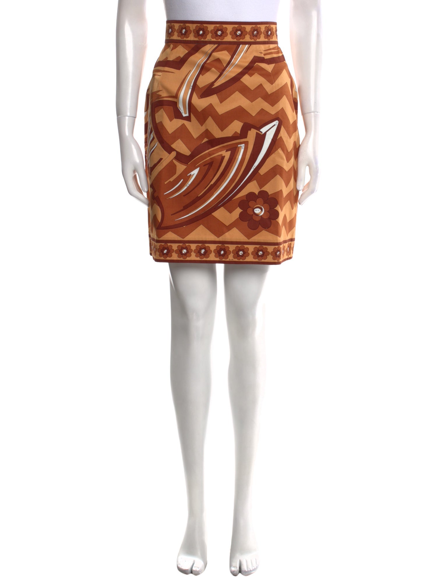 Emilio Pucci Vintage Knee-Length Skirt