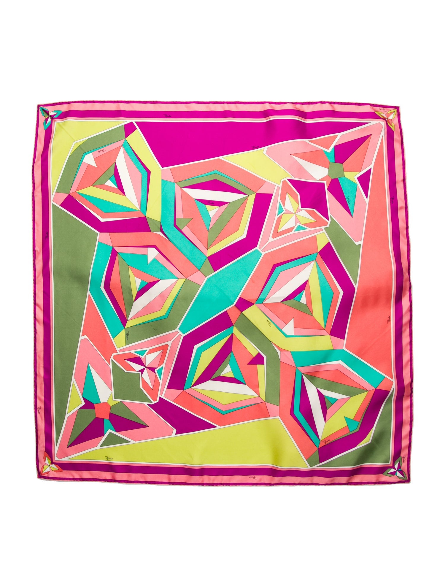 Emilio Pucci Silk Printed Scarf