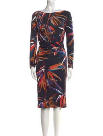 Emilio Pucci Printed Knee-Length Dress