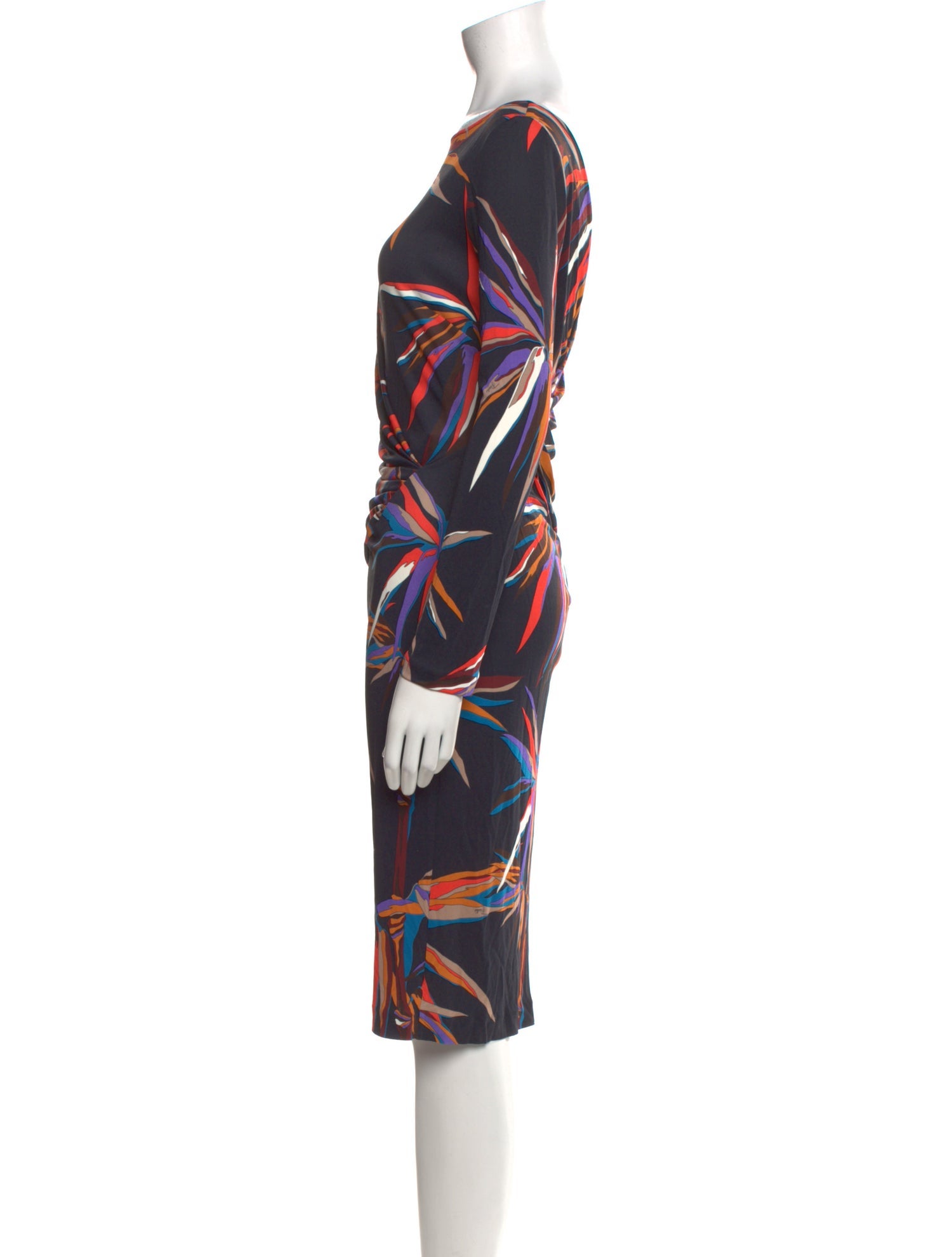 Emilio Pucci Printed Knee-Length Dress