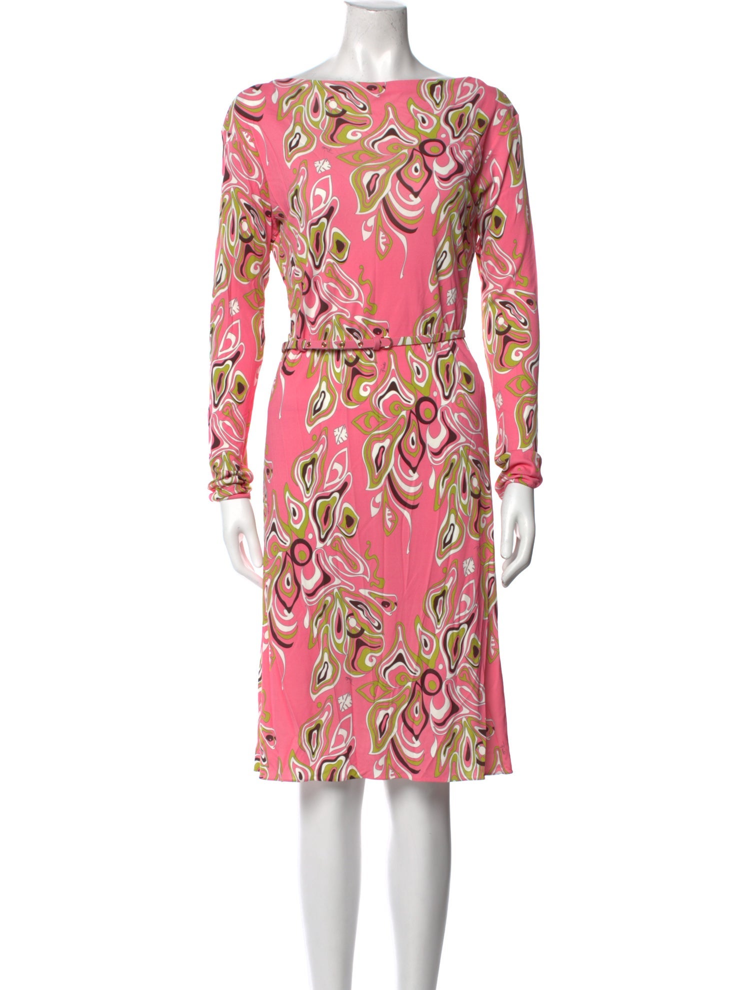 Emilio Pucci Printed Knee-Length Dress