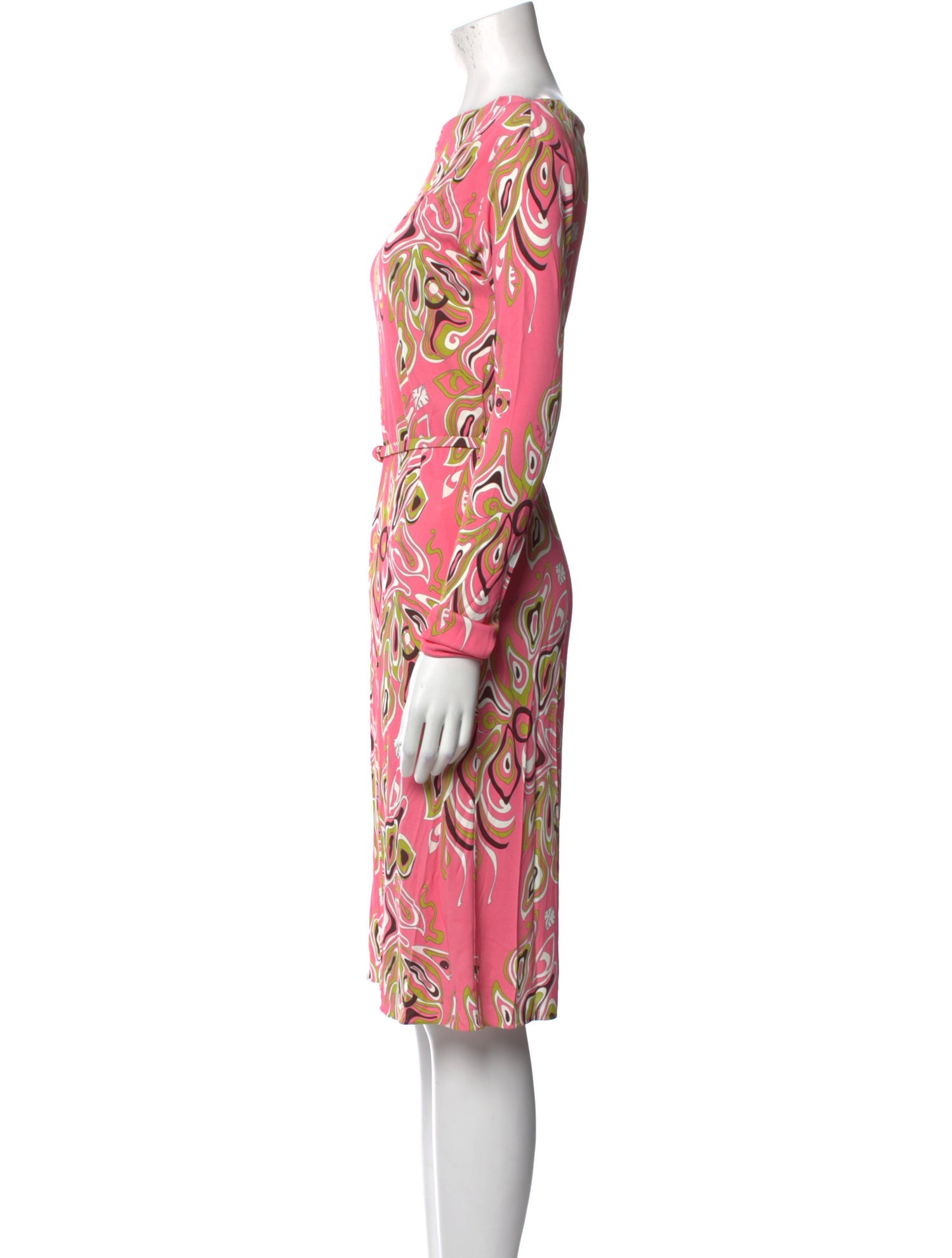Emilio Pucci Printed Knee-Length Dress
