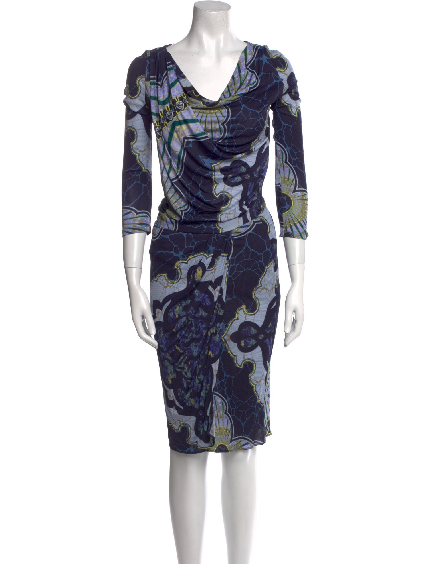 Emilio Pucci Printed Knee-Length Dress
