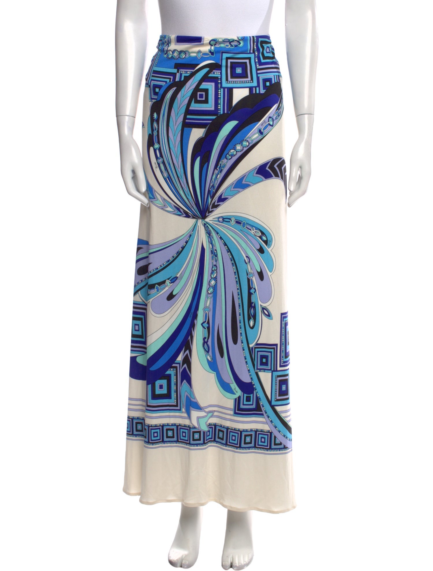 Emilio Pucci Silk Long Skirt