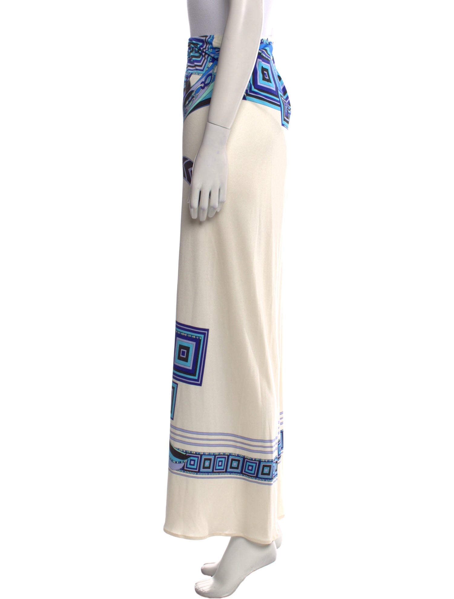 Emilio Pucci Silk Long Skirt