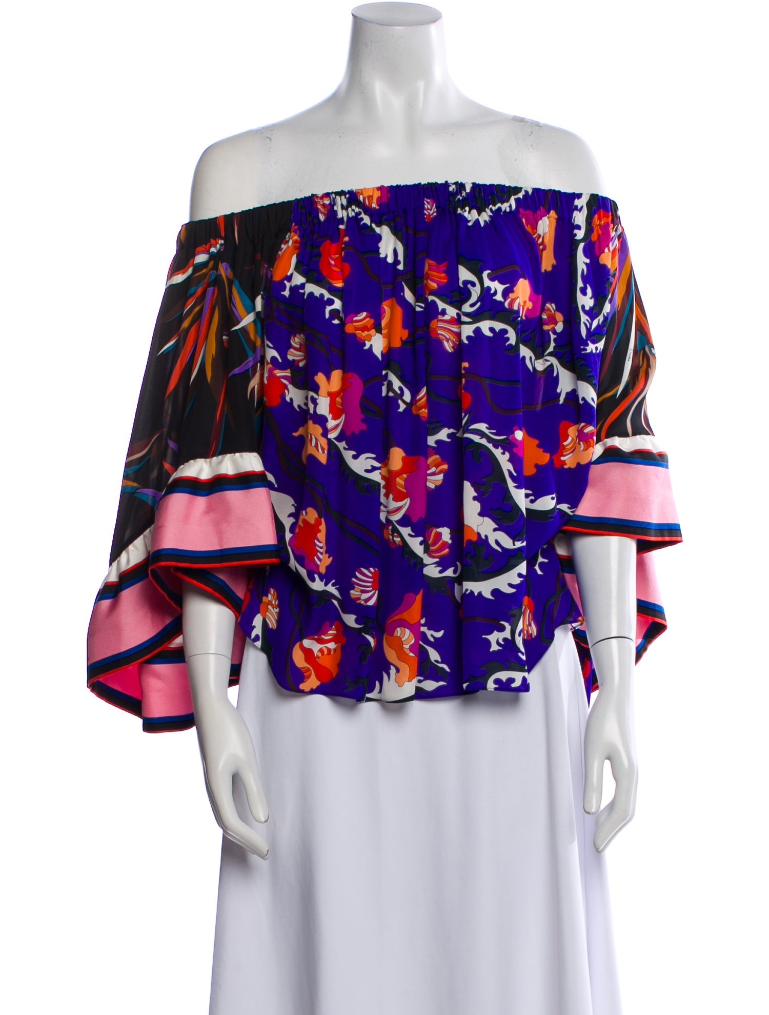 Emilio Pucci Silk Printed Blouse