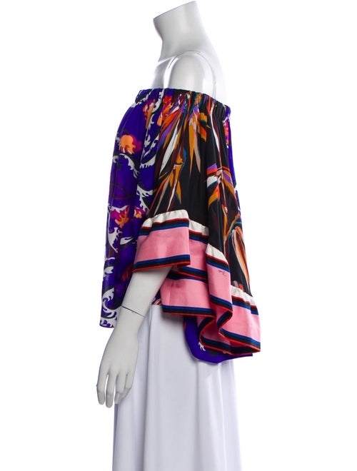 Emilio Pucci Silk Printed Blouse