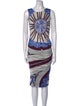 Emilio Pucci Silk Knee-Length Dress