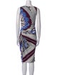 Emilio Pucci Silk Knee-Length Dress