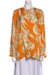 Emilio Pucci Silk Printed Blouse