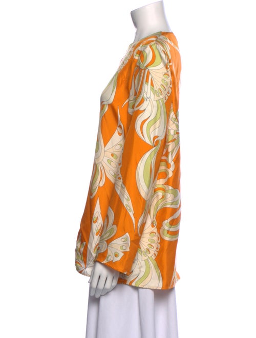 Emilio Pucci Silk Printed Blouse