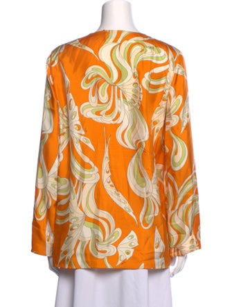 Emilio Pucci Silk Printed Blouse