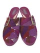 Emilio Pucci Colorblock Pattern Mules