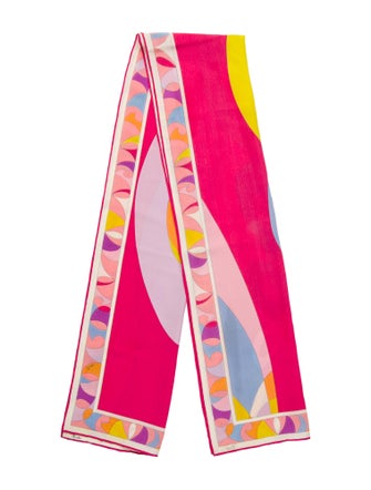 Emilio Pucci Silk Printed Scarf
