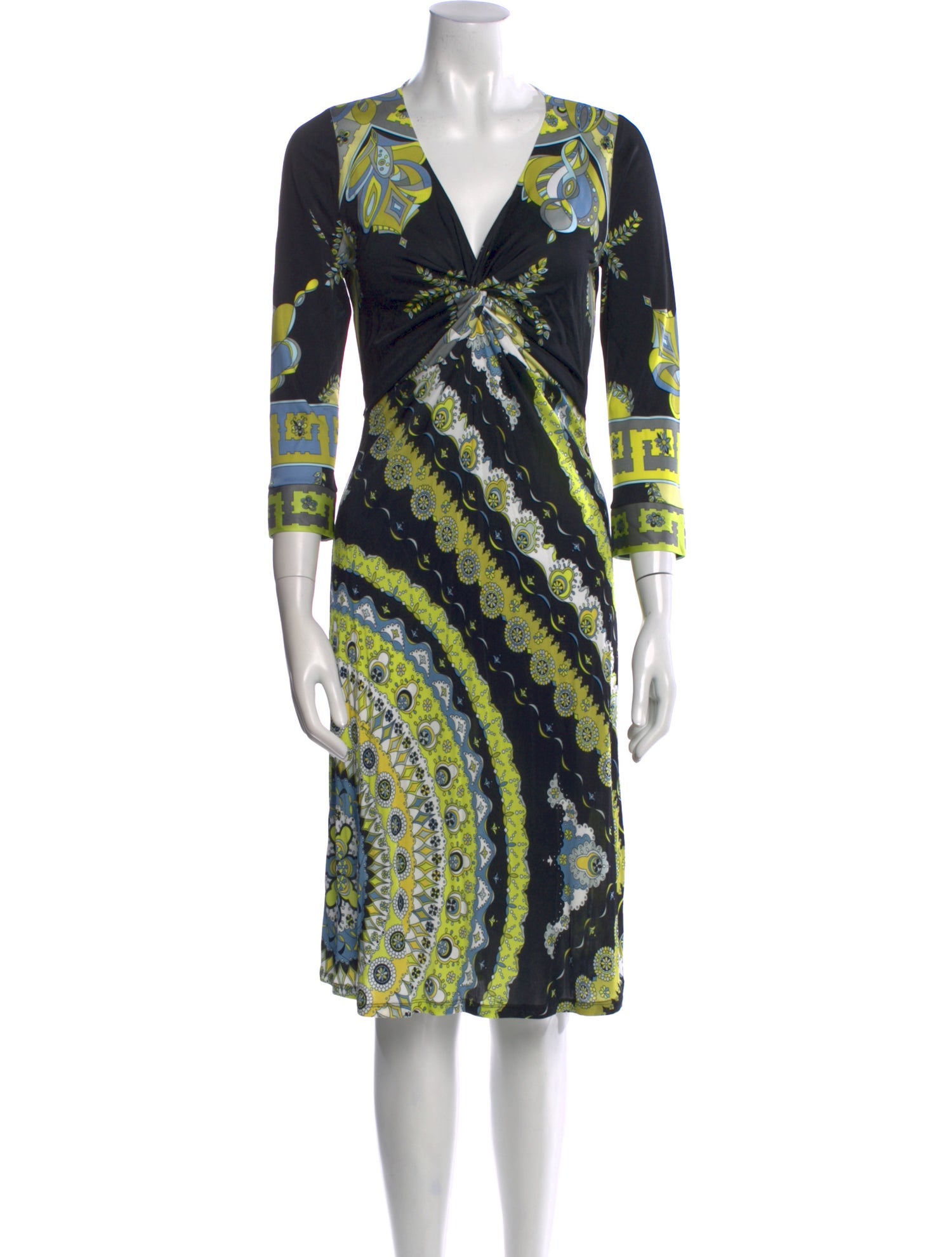 Emilio Pucci Printed Knee-Length Dress