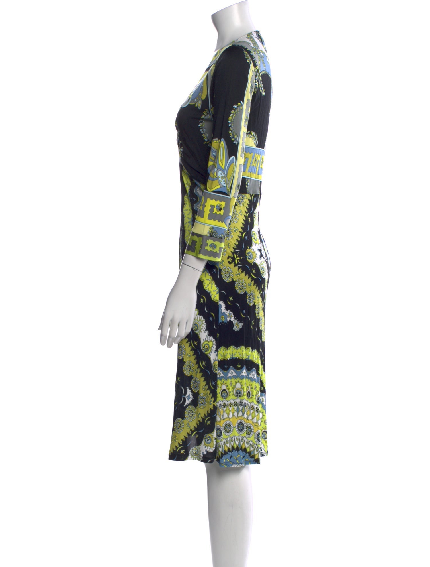 Emilio Pucci Printed Knee-Length Dress