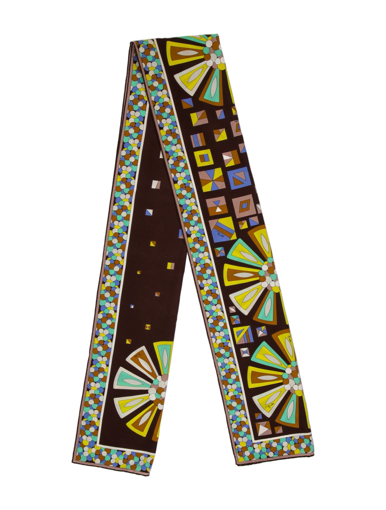 Emilio Pucci Silk Printed Scarf