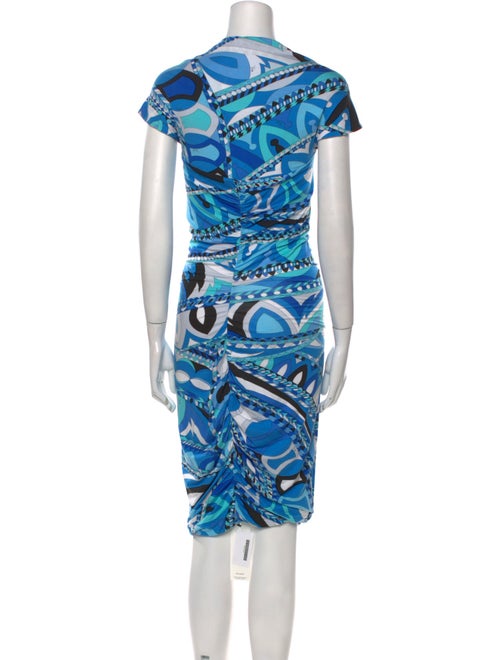 Emilio Pucci Printed Midi Length Dress
