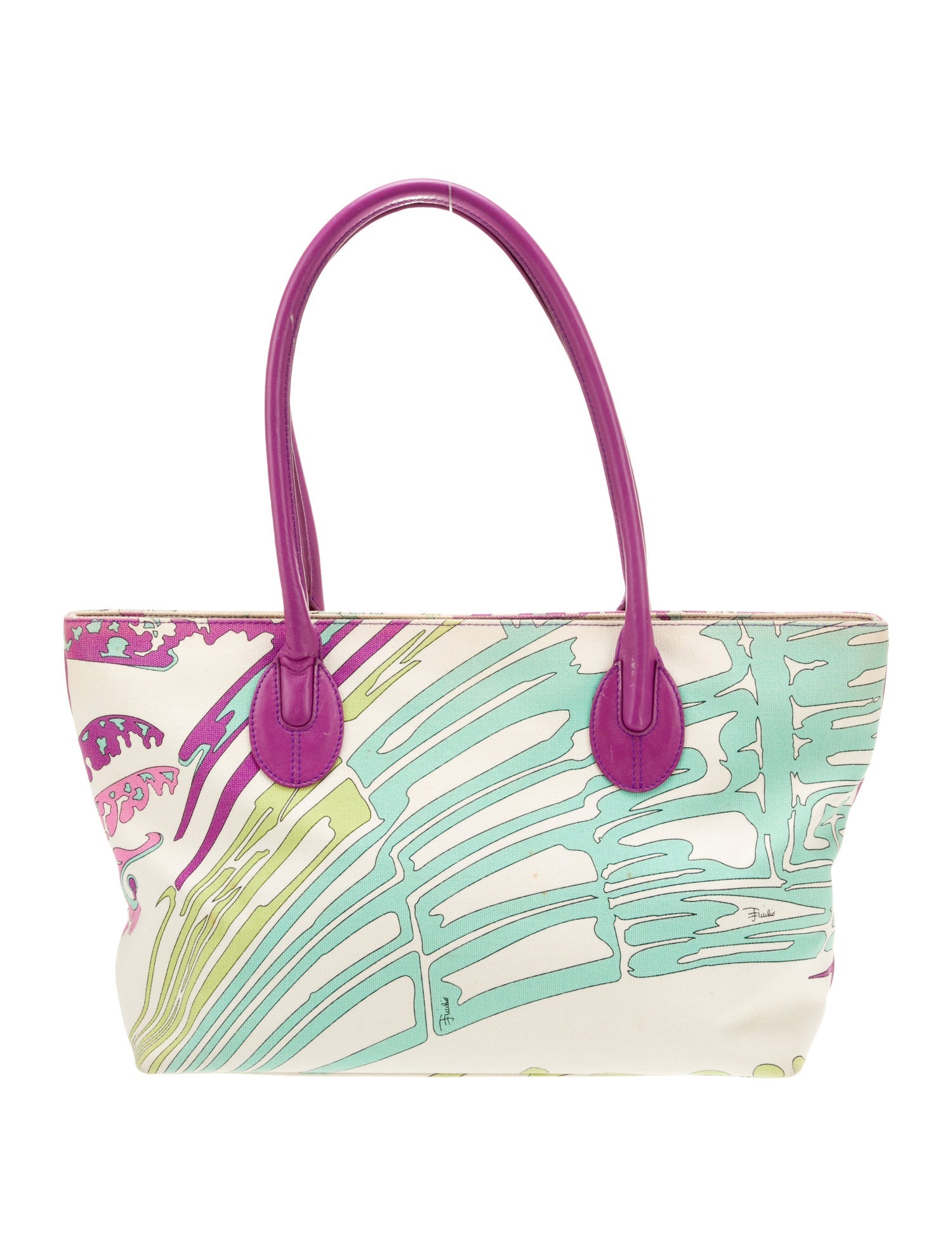 Emilio Pucci Canvas Tote