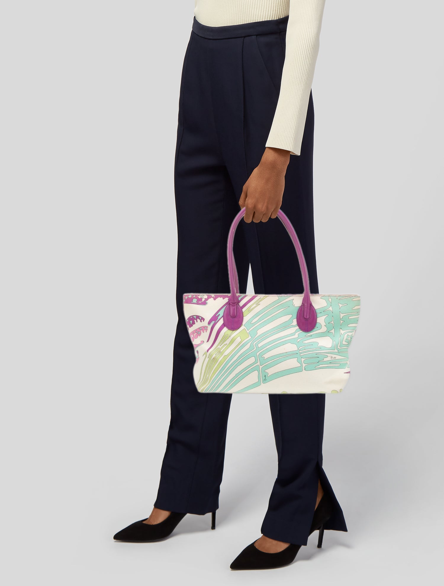 Emilio Pucci Canvas Tote