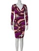 Emilio Pucci Printed Knee-Length Dress