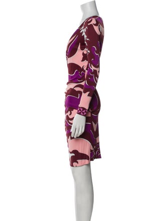 Emilio Pucci Printed Knee-Length Dress