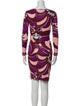 Emilio Pucci Printed Knee-Length Dress