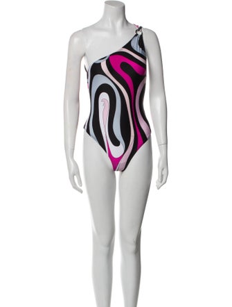 Emilio Pucci Striped One-Piece