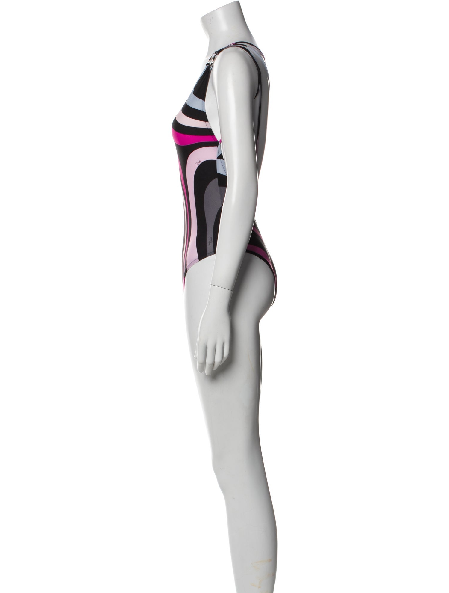 Emilio Pucci Striped One-Piece